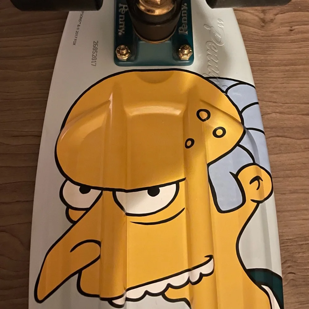 RARE 2017 Penny Skateboard x The Simpsons Collab Mr. Burns “Excellent” 22” Deck - Picture 5 of 7